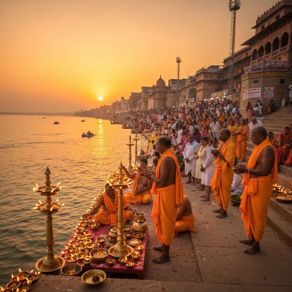 Varanasi Ganga Aarti Ceremony